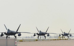Mỹ lần đầu điều tiêm kích tàng hình tối tân nhất F-22 đến căn cứ sát Iran