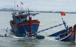 Quảng Ngãi: “Chuyên cơ trên biển” cứu 6 người của tàu cá bị chìm