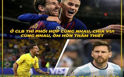 Ảnh chế: Suarez bị loại "cay đắng", Messi đại chiến Brazil