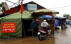 Lạng Sơn: Lập chốt dã chiến kiểm soát y tế người dân ra vào chợ