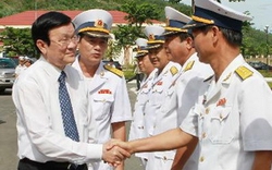 Chủ tịch nước thăm Bộ Tư lệnh QK5, Vùng 3 Hải quân