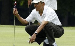 Tổng thống Obama chơi golf để mừng sinh nhật