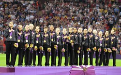 Chùm ảnh tuyển nữ Mỹ vô địch Olympic 2012