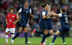 Tuyển bóng đá nữ Mỹ bảo vệ ngôi vô địch Olympic