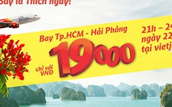 Bay cùng VietJetAir chỉ với 19.000 đồng