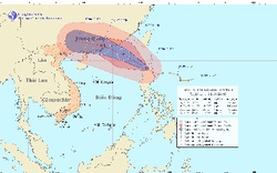 Bão Kaitak tiến sát biển Đông