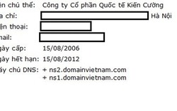 Gmail.vn bị web Trung Quốc “đội lốt”