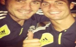 Casillas khoe ảnh thân mật với CR7, đập tan tin đồn mâu thuẫn