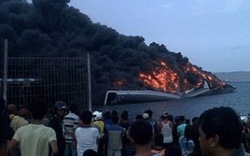 Indonesia: Tàu chiến tàng hình hiện đại bất ngờ bốc cháy