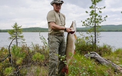 Ông Putin câu được cá nặng 21kg