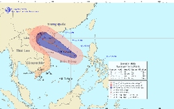 Bão số 5 tấn công biển Đông