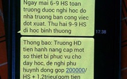 Hà Nội: Gần 200 học sinh nghỉ học vì một tin nhắn