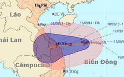 Từ đêm mai, bão số 8 đổ bộ vào Miền Trung