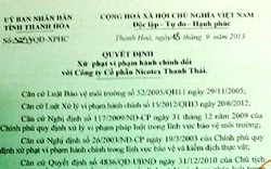 10 lý do khiến công ty chôn thuốc trừ sâu bị phạt gần nửa tỷ đồng