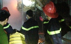 Cháy kho chứa vải 100m2 ở Ninh Hiệp 