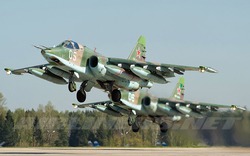 Cường kích Su-25 của Nga rơi tan xác, phi công tử nạn