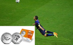 Van Persie xuất hiện trong tiền xu ở Hà Lan