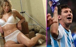 Phóng viên Argentina nóng bỏng trút xiêm y ủng hộ Messi 