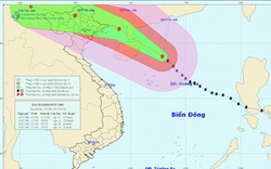 Siêu bão Thần Sấm đang áp sát quần đảo Hoàng Sa