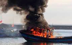 Quảng Nam: Cháy tàu cá, thiệt hại 700 triệu đồng