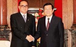 Chủ tịch nước Trương Tấn Sang tiếp Bộ trưởng Ngoại giao Triều Tiên