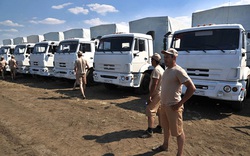 Ukraine kiểm tra hàng viện trợ từ Nga