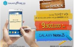 Cơ hội sở hữu Galaxy Note 3 với giá chỉ từ 9.990.000đ