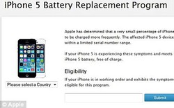 Apple thu hồi pin lỗi của dòng iPhone 5