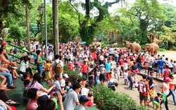 Các khu vui chơi tại Sài Gòn quá tải dịp nghỉ lễ