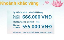 Vietnam Airlines triển khai chương trình “Khoảnh khắc vàng” lần 13