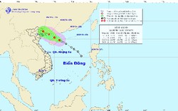 Áp thấp nhiệt đới giật cấp 8-9 đang tiến vào vịnh Bắc Bộ