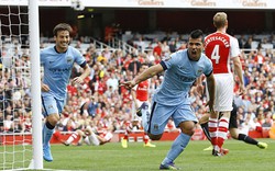 Arsenal 2-2 Man City: Màn rượt đuổi ngoạn mục