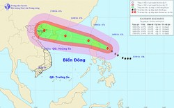 Bão giật cấp 14-15, di chuyển nhanh đang áp sát biển Đông