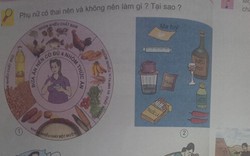 Xôn xao sách lớp 5: Phụ nữ có thai nên và không nên làm gì? 