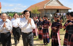 Chủ tịch nước Trương Tấn Sang thăm và làm việc tại Gia Lai