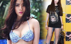 Hot girl Milan Phạm tự tin với chiếc jeans siêu rách