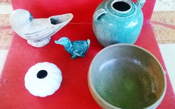 Phát hiện nhiều cổ vật bằng gốm sứ thời Trần, Lê, Nguyễn ở Hà Tĩnh