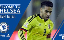 CHÍNH THỨC: Falcao gia nhập Chelsea, mặc áo số 9