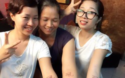 Ba mẹ con xăm hình dễ thương nhất “hệ Mặt Trời“