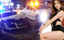 Ngủ gật khi lái xe, nữ ca sỹ Hàn gây tai nạn nghiêm trọng