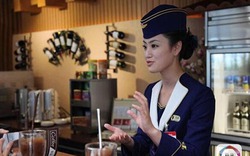Dàn mỹ nữ Triều Tiên đẹp hút hồn tại sân bay Bình Nhưỡng