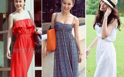 Mẹo cho cô gái mặc đẹp váy maxi trong trời nóng