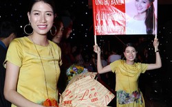 Trang Trần vác bụng bầu cổ vũ "cô gái vừa ăn vừa hát"