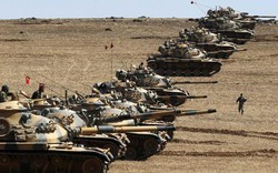 Xe tăng Thổ Nhĩ Kỳ nã pháo vào phiến quân IS