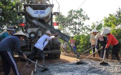 Hạn chế huy động người dân xã nghèo đóng góp làm nông thôn mới