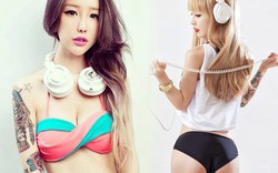 Nữ DJ xứ Đài nổi tiếng vì dáng đẹp, hình xăm “khủng”