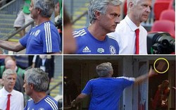 Mourinho từ chối bắt tay Wenger, ném huy chương lên khán đài