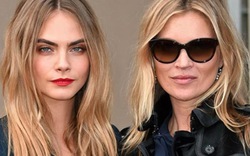 Siêu mẫu Kate Moss tuyệt giao với Cara Delevingne