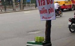 PGĐ Sở GTVT Hà Nội nói về bình trà đá miễn phí trên vỉa hè