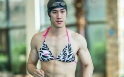 Tình cũ Phạm Băng Băng mặc bikini khoe cơ bắp